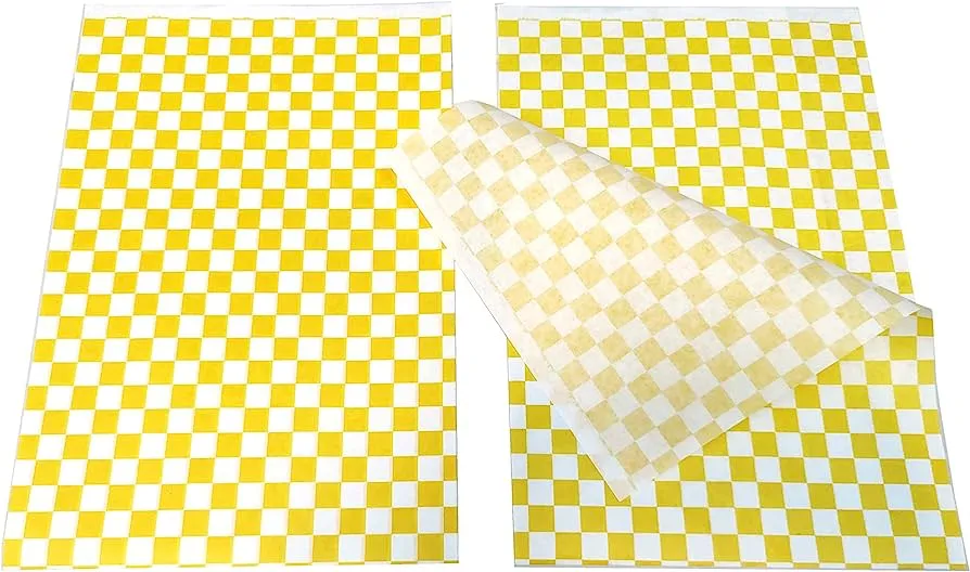 PAPEL GA CUADROS AMARILLO 35X25CM (PAQ C/1000)