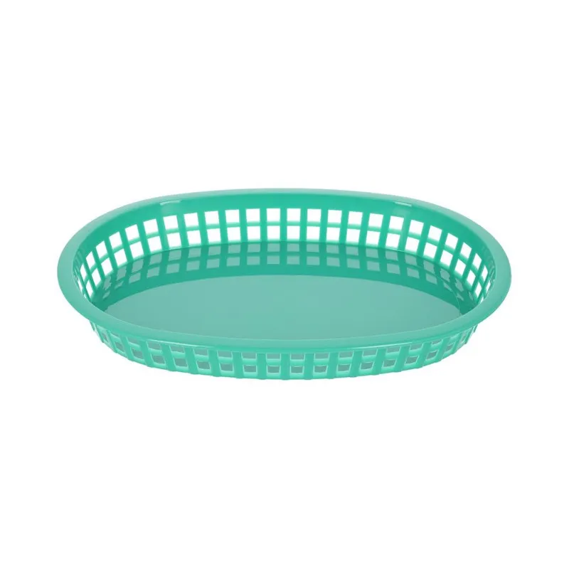 CANASTILLA OVALADA DE 27 CM VERDE