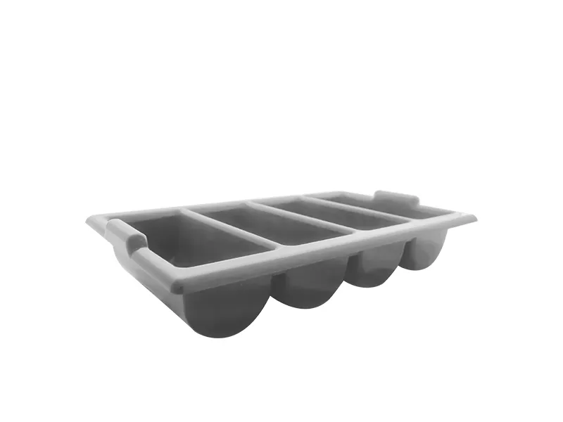 PORTA CUBIERTOS 4 CAVIDADES GRIS