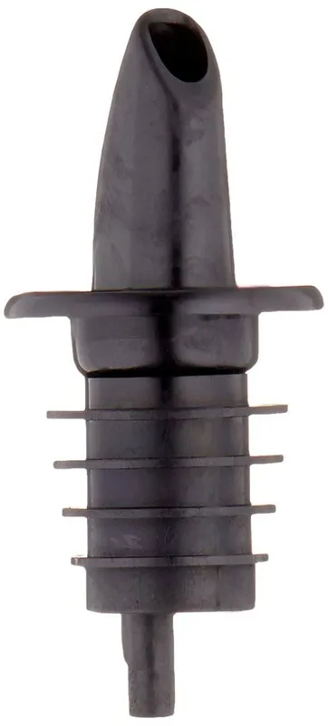 VERTEDOR PARA BOTELLA PLASTICO NEGRO 12PZ
