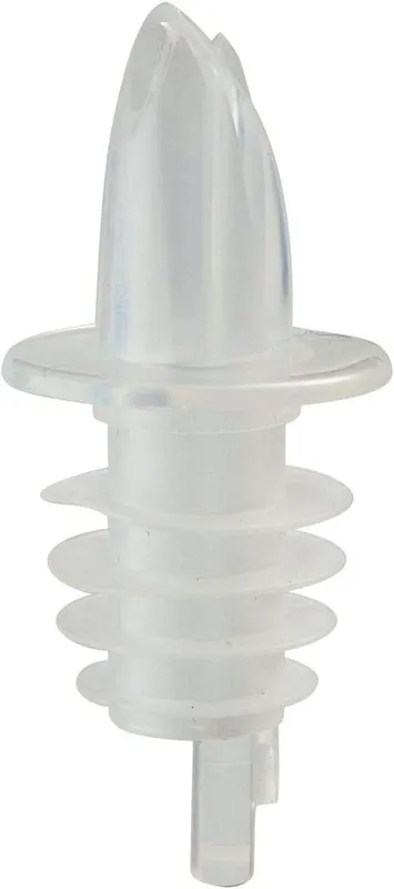 VERTEDOR PARA BOTELLA PLASTICO TRANSPARENTE 12PZ