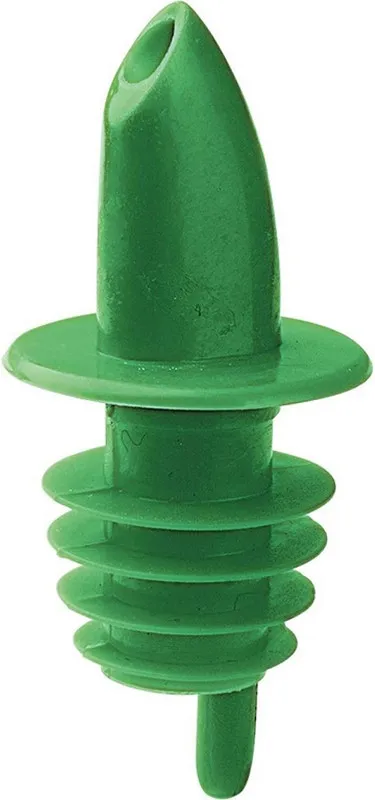 VERTEDOR PARA BOTELLA PLASTICO VERDE 12PZ