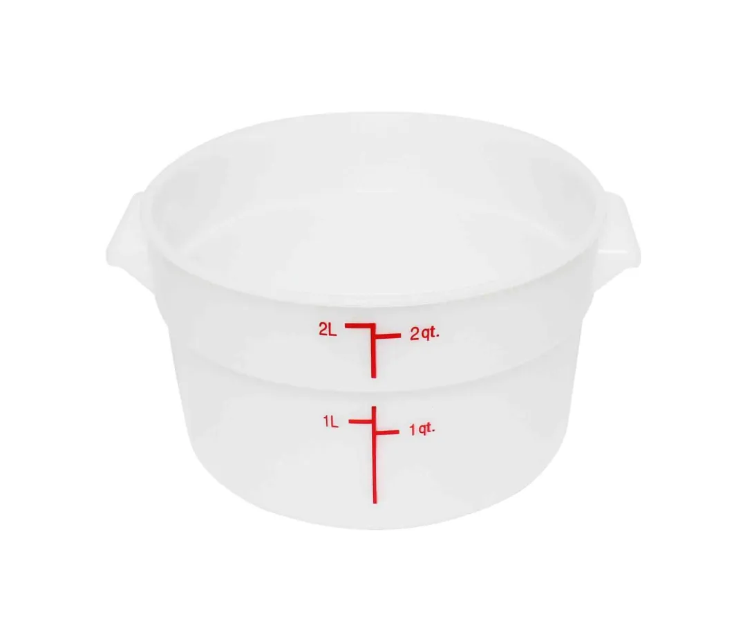 CONTENEDOR REDONDO 2 LITROS BLANCO