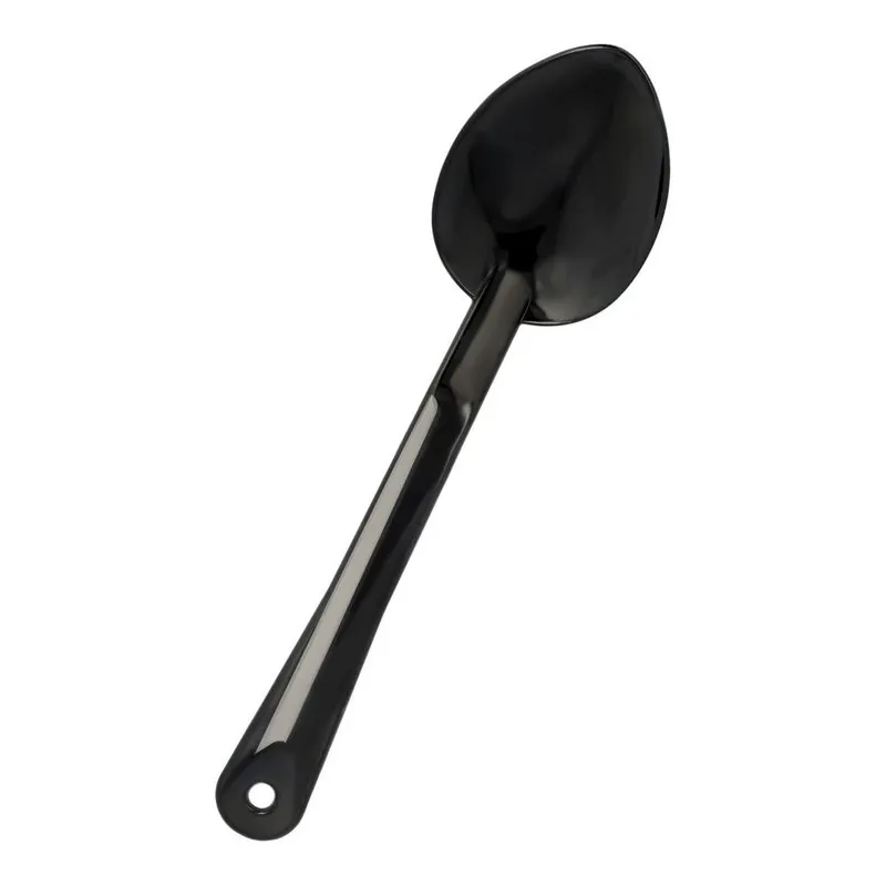 CUCHARA LISA 33CM POLICARBONATO NEGRA