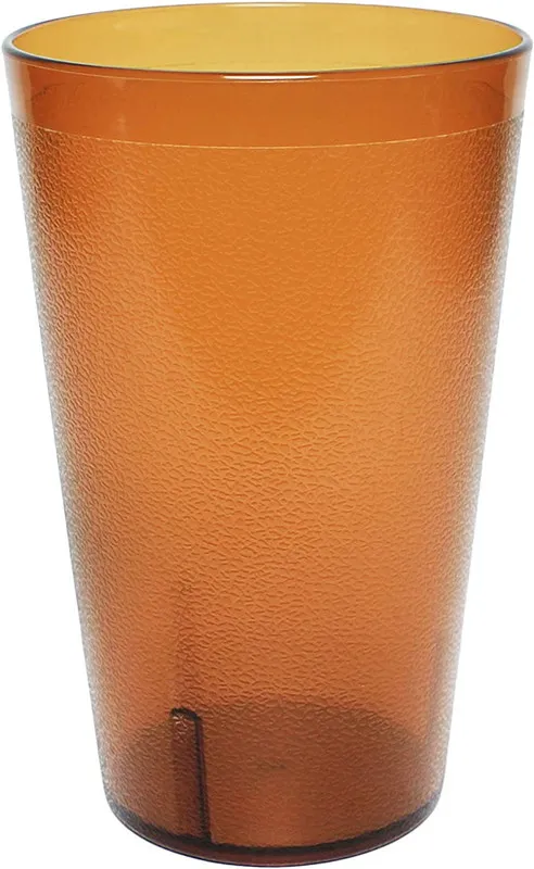 VASO TEXTURIZADO 12OZ AMBAR
