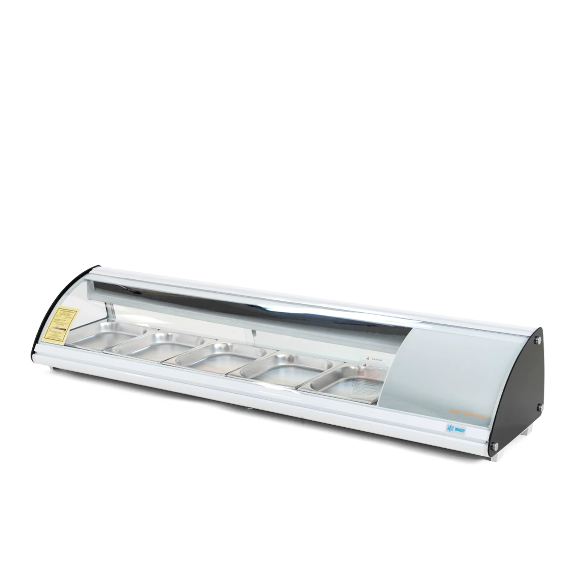 MIGSA VITRINA REFRIGERADA PARA SUSHI 130 CM