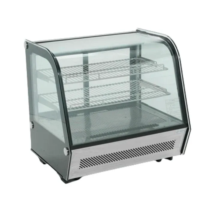 MIGSA VITRINA REFRIGERADA CRISTAL CURVO CON SISTEMA ANTIEMPAÑANTE FRONTAL