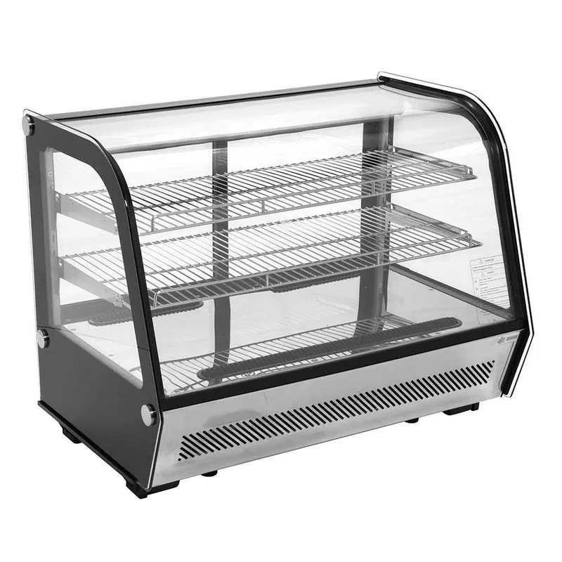 VITRINA REFRIGERADA CRISTAL CURVO 160L