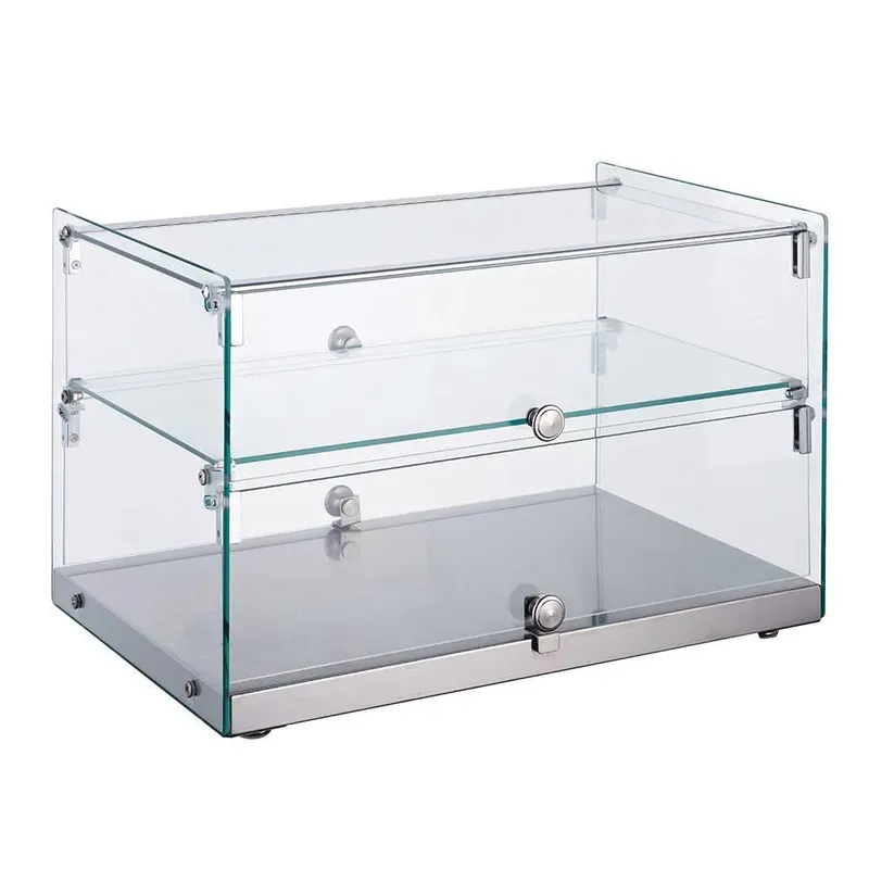 VITRINA EXHIBIDORA NEUTRA CRISTAL RECTO