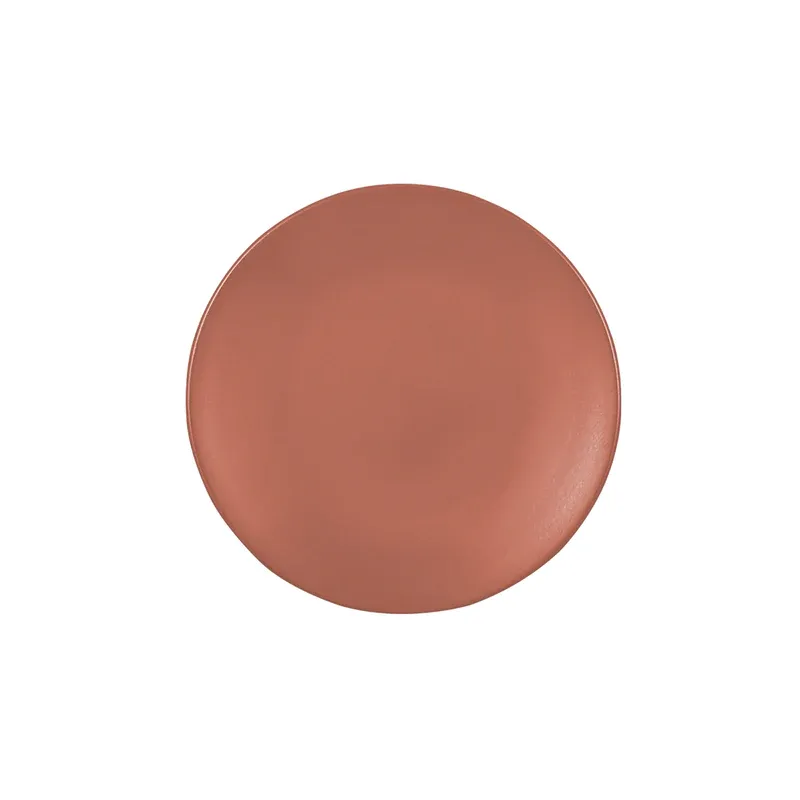 PLATO TRINCHE POMPEYA 19CM ROJO MATE