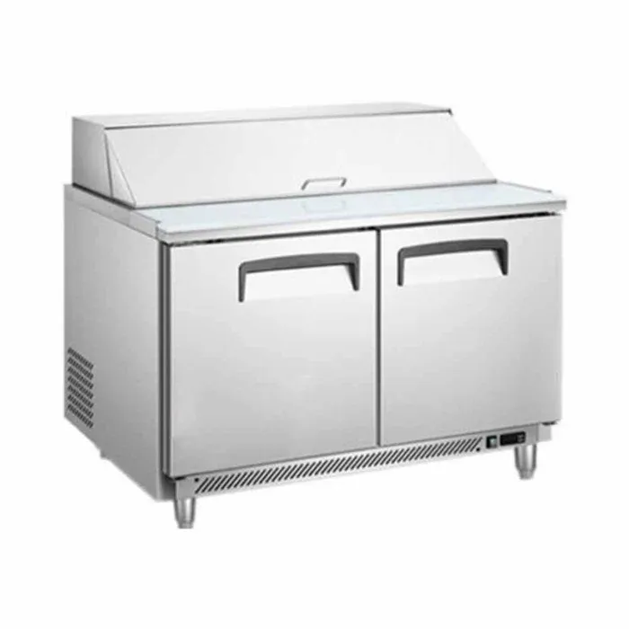 MIGSA MESA FRIA PARA ENSALADAS DE 2 PUERTAS TIPO AMERICANO DE 340L
