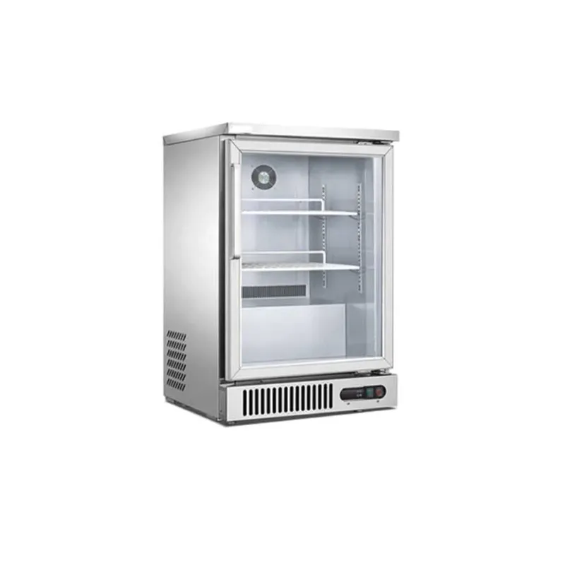 MIGSA REFRIGERADOR CONTRABARRA DE 1 PUERTA DE CRISTAL DE 160L