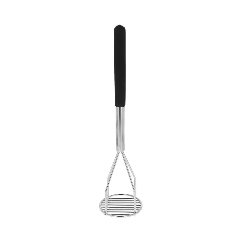 MACHACADOR PAPAS REDONDO 45CM M/NEGRO