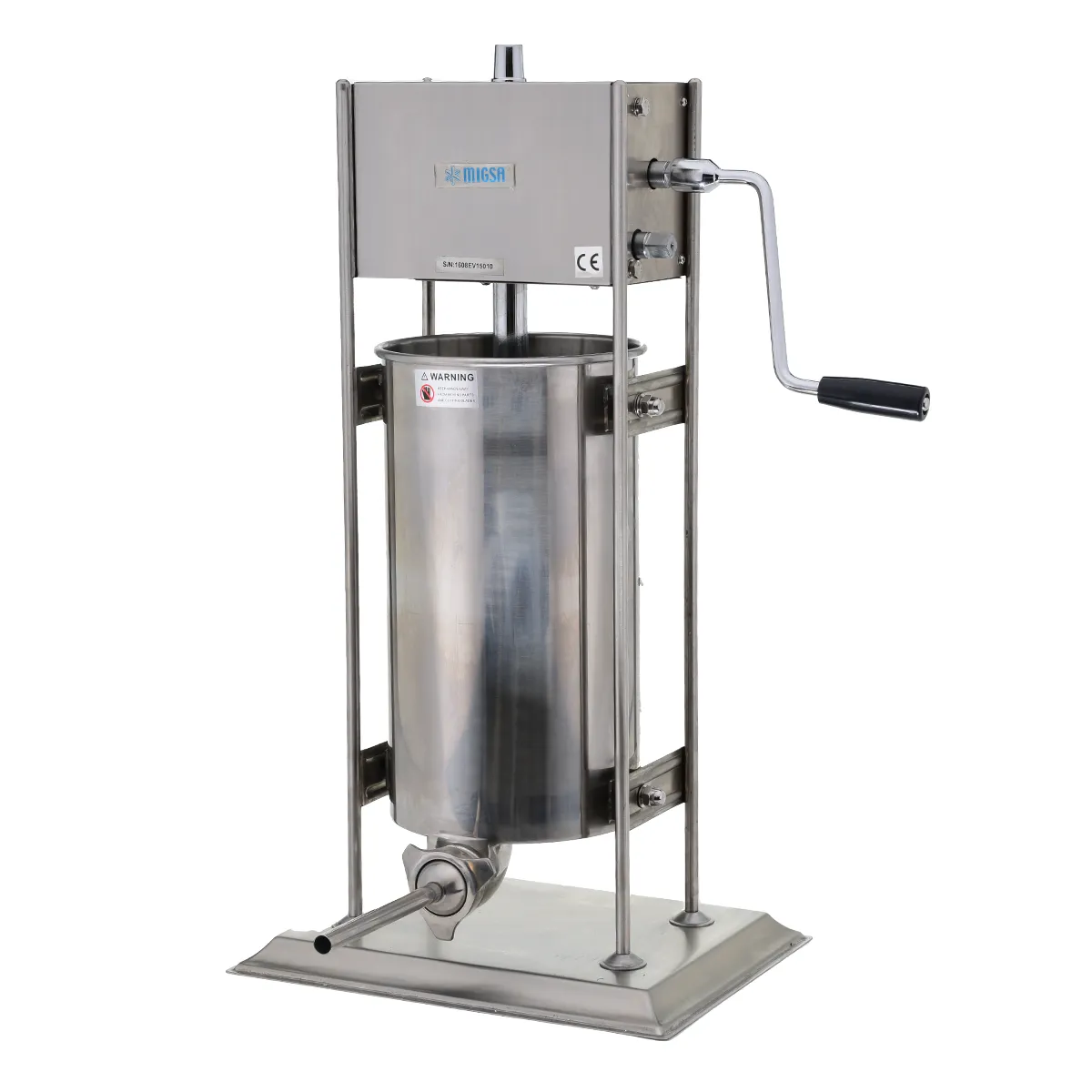 MIGSA EMBUTIDORA MANUAL VERTICAL 15 LITROS