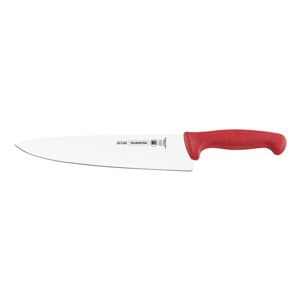 TRAMONTINA CUCHILLO CHEF 30CM ROJO