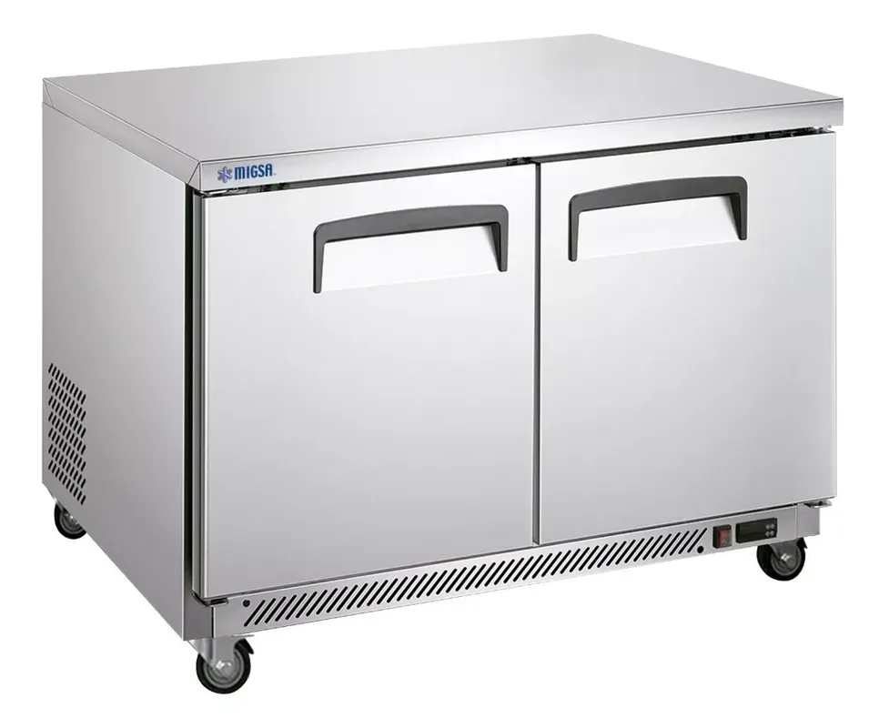 MIGSA MESA FRIA REFRIGERADA DE 2 PUERTAS DE 340L