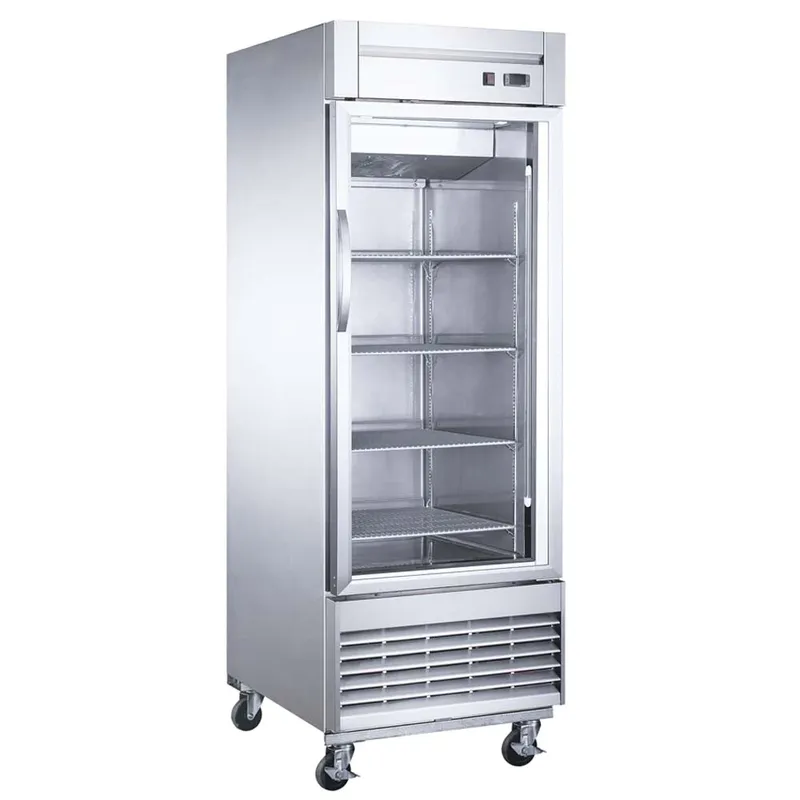 MIGSA CONGELADOR VERTICAL PUERTA DE CRISTAL EN A.I. DE 23 PIES CUBICOS